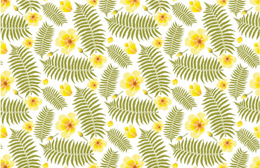Tropical Leaves seamless pattern backgrounds.