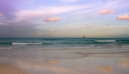 Obraz premium sunset on South Beach