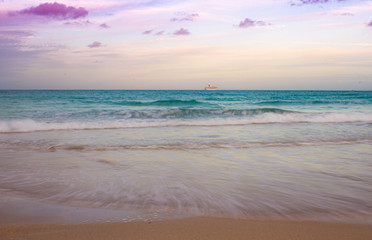 sunset on South Beach