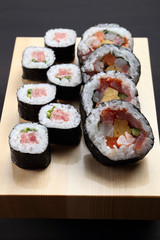 巻き寿司の盛り合わせ