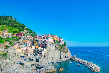 View of cinque terre in italy