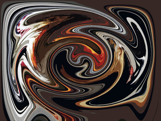 Twirling paint abstract background