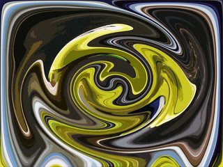 Twirling paint abstract background