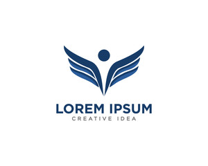 Wings Air Logo Icon Design Vector