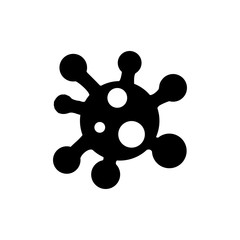 Corona virus cure. 2019, virus icon trendy
