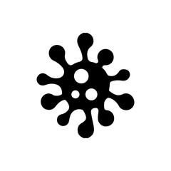 Corona virus cure. 2019, virus icon trendy