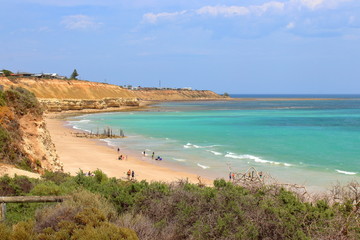 beach in port willunga, south australia