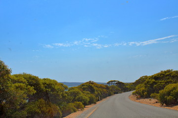 road in Lincoln National Park, South Australia