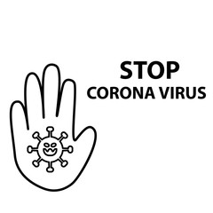 Thin line icons forbidden Coronavirus 2020. Coronavirus in Wuhan, China, Global Spread, and the Concept of Icons Stopping Coronavirus ,vector illustration on white background
