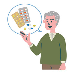 シニア　男性　薬