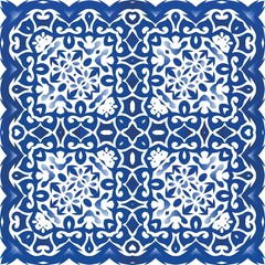 Fototapeta premium Traditional ornate portuguese azulejo.