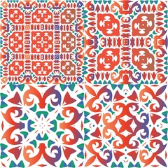 Decorative color ceramic talavera tiles.