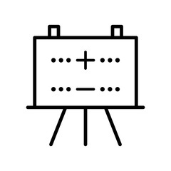 Blackboard icon vector design templates