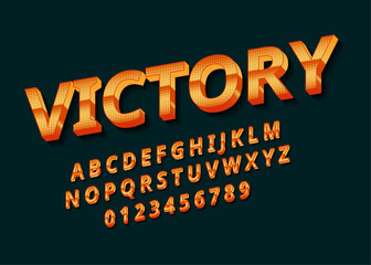 Victory - Luxury Alphabet Style