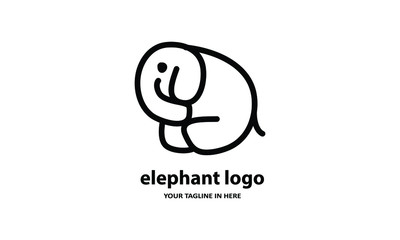 The concept of modern Sderhana elephant logo design is easy to remember