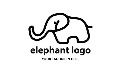 The concept of modern Sderhana elephant logo design is easy to remember