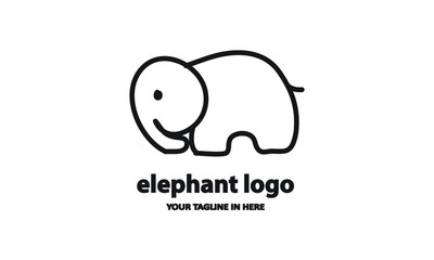 The concept of modern Sderhana elephant logo design is easy to remember