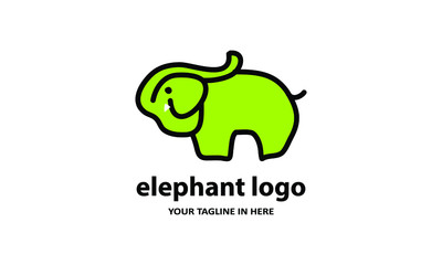 The concept of modern Sderhana elephant logo design is easy to remember
