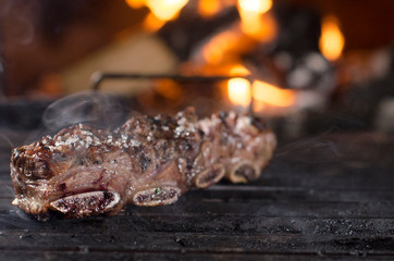 grilles beef strip roast