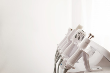 apparatus for conducting hydrodermabrasion. for sensitive skin. muscle relaxation. elimination of...