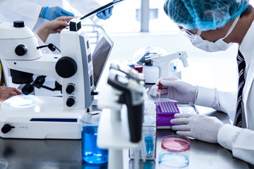 医薬品を開発するチーム