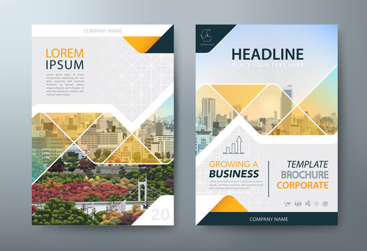 Annual report brochure flyer design, Leaflet presentation, book cover templates, layout in A4 size. 