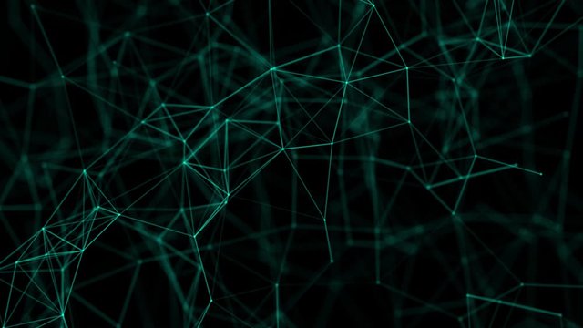 Connecting dots and lines. Global network connection. Plexus abstract technology. Science background.