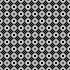 Black And white Background Vector | Modern Geometric Pattern | Seamless Wallpaper For Your Design