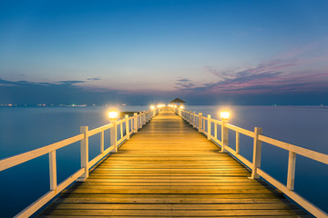 Naklejka premium sea seascape twilight