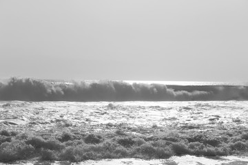 Grandes olas en colima
