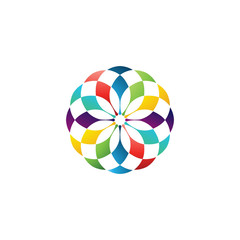 Obraz premium abstract colorful logo template