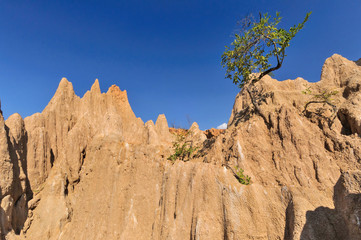 Fototapeta premium Mountain Sao Din located in Chiang Khong Subdistrict The west side of Si Nan National Park in Nan; Thailand