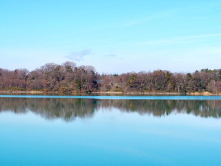 Fototapeta premium 村山貯水池（多摩湖）