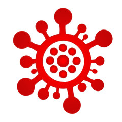 Obraz premium COVID-19 Vector Coronavirus icon sign design