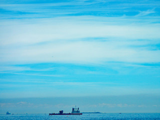 Blue Scenery near the sea