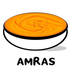 Aamras indian Maharashtra Food Vector