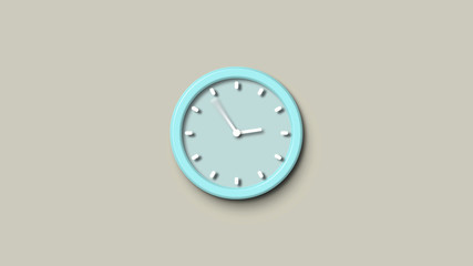 White background wall clock icon,clock icon,Clock counting down icon