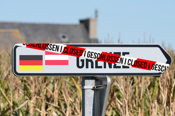 Grenze zwischen Deutschland und Österreich geschlossen