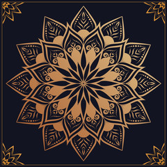 Creative luxury decorative mandala background