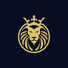 lion logo template