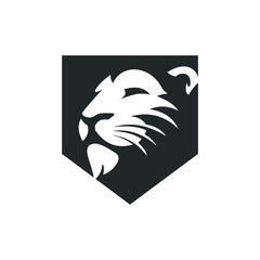 lion logo template