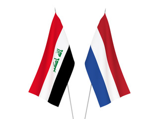 Netherlands and Iraq flags