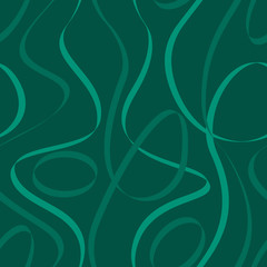 linear abstract green background. seamless pattern