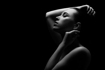 sensual young woman