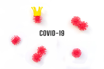 Text phrase COVID-19 and coronavirus.