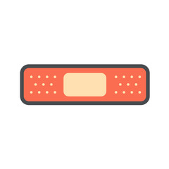Medical kit icon set