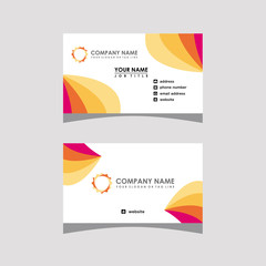 Fototapeta premium modern business card template vector 