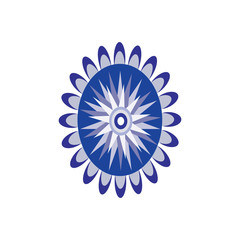 Aboriginal art dots painting icon logo design