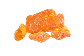 rosin isolated on white background