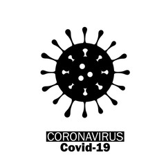 Virus Strain Model of Novel Coronavirus 2019-nCoV Covid-19. Virus Pandemic Protection Concept